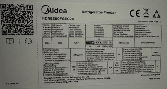 Tabliczka znamionowa
